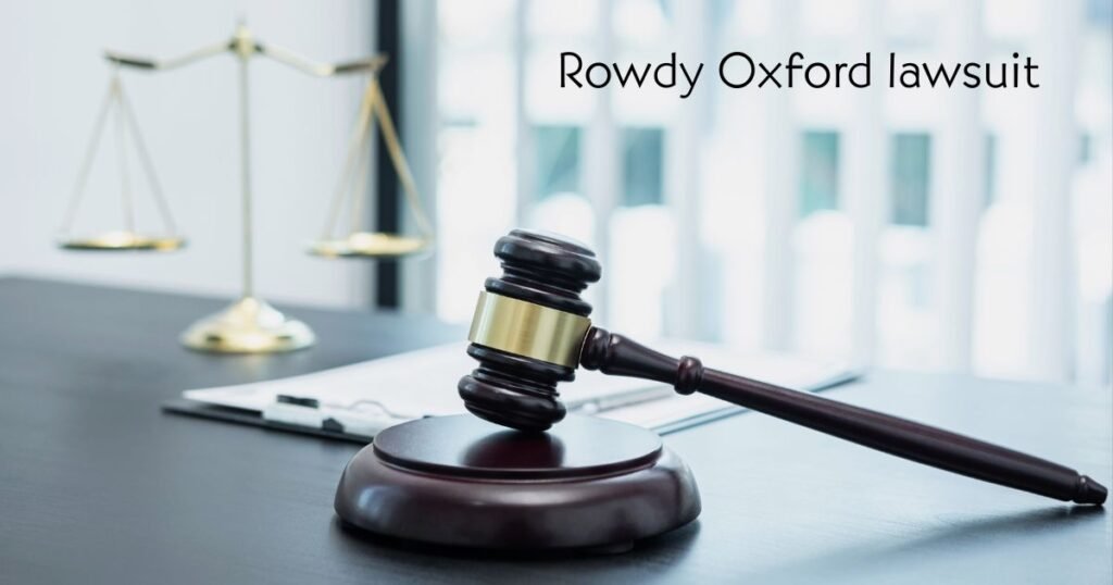 Rowdy Oxford lawsuit